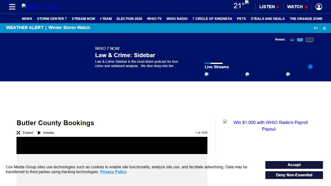 Butler County Inmates – WHIO TV 7 and WHIO Radio